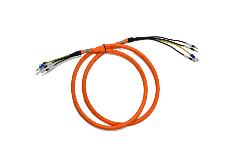 Wire harness of highway railing machine