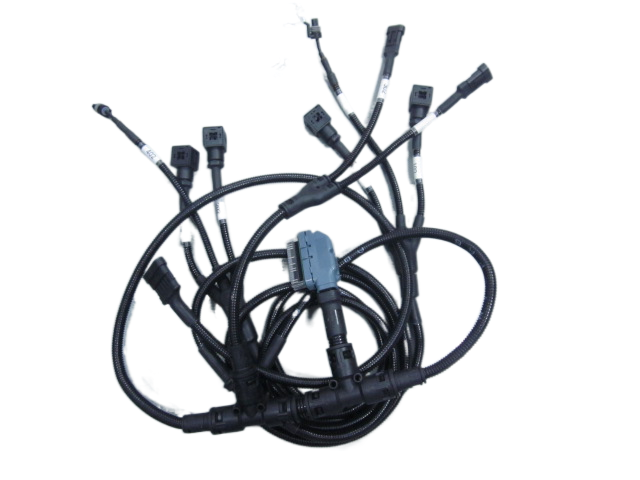 Excavator wiring harness