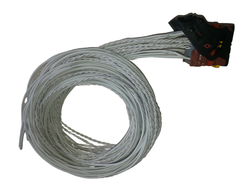 Construction machinery control harness